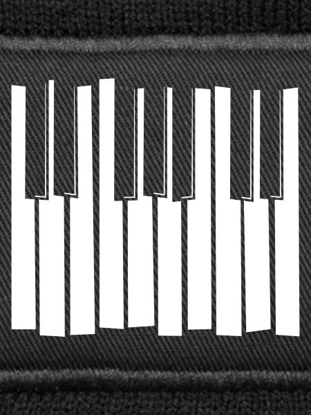 Piano Keyboard Strip Pattern