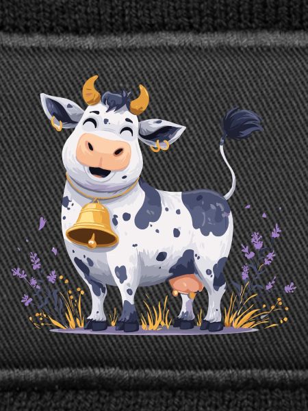 Funny cow with bell