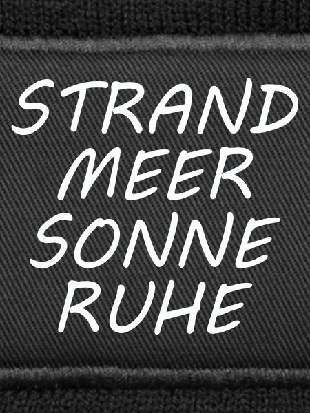 STRAND MEER SONNE RUHE