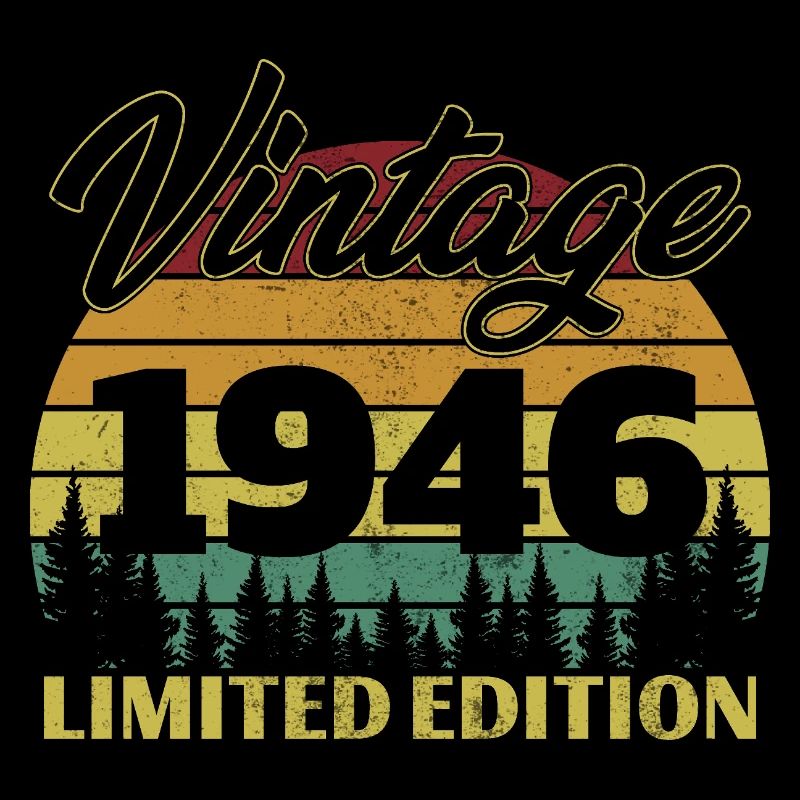 1946 Vintage Retro Geburtstagsgeschenk