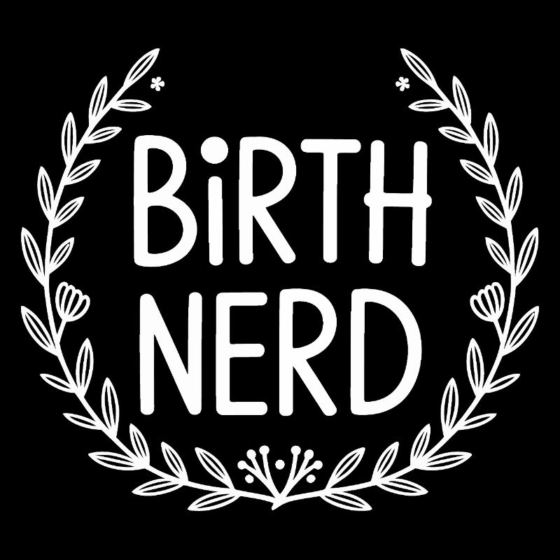 Nerd de la naissance avec une couronne de laurier