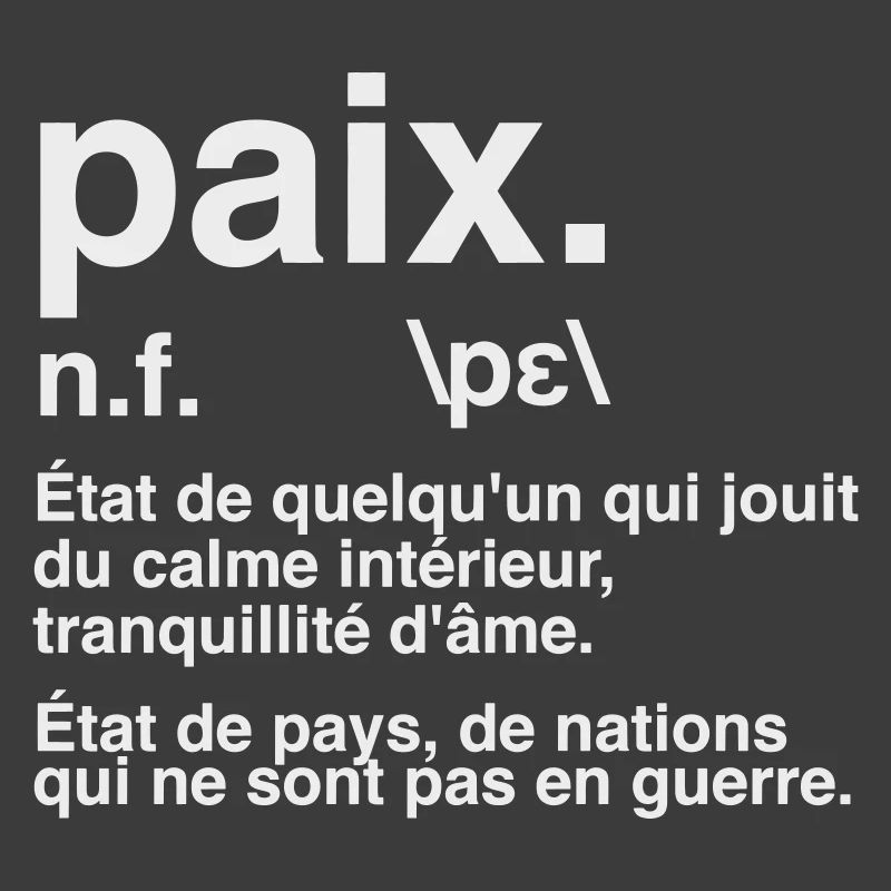 Peace Definition Dictionary Style