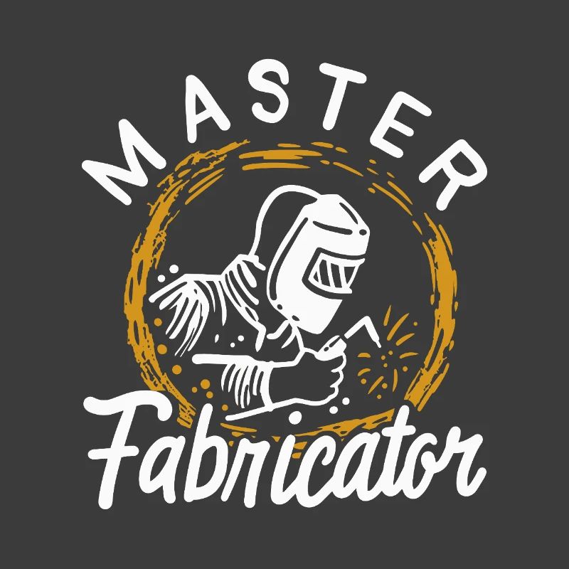 Master Fabricator Welding Graphic Tee Design