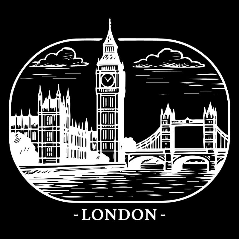 London Stadtsilhouette