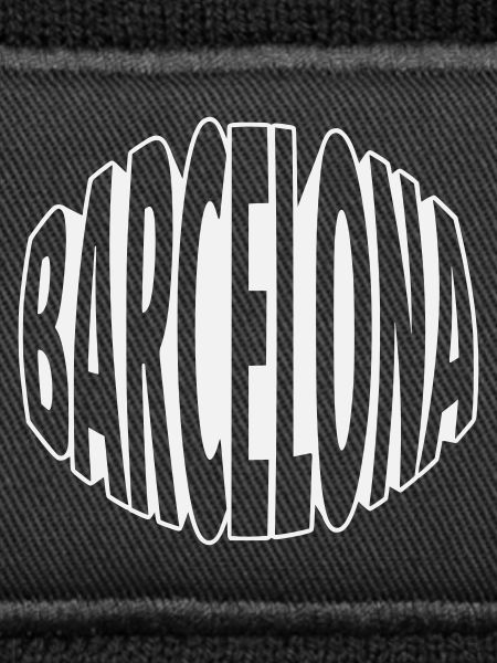 Barcelona Oval Lettering