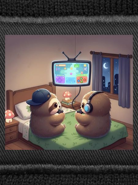 Sloth Night Gamer