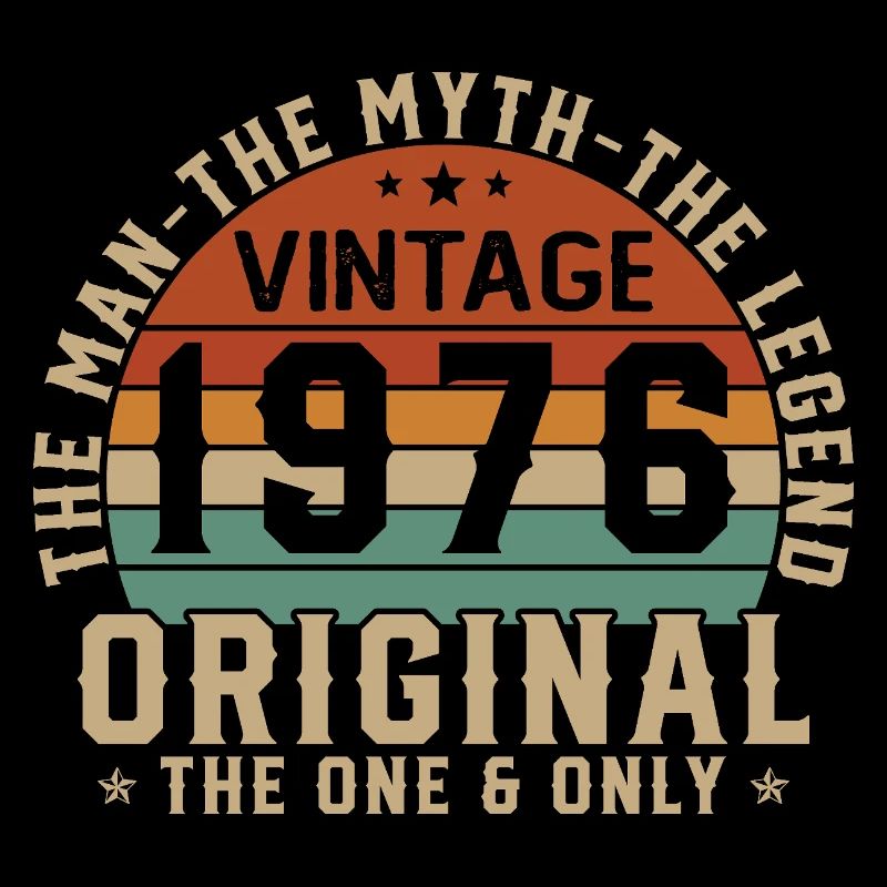 1976 Vintage Retro Geburtstagsgeschenk