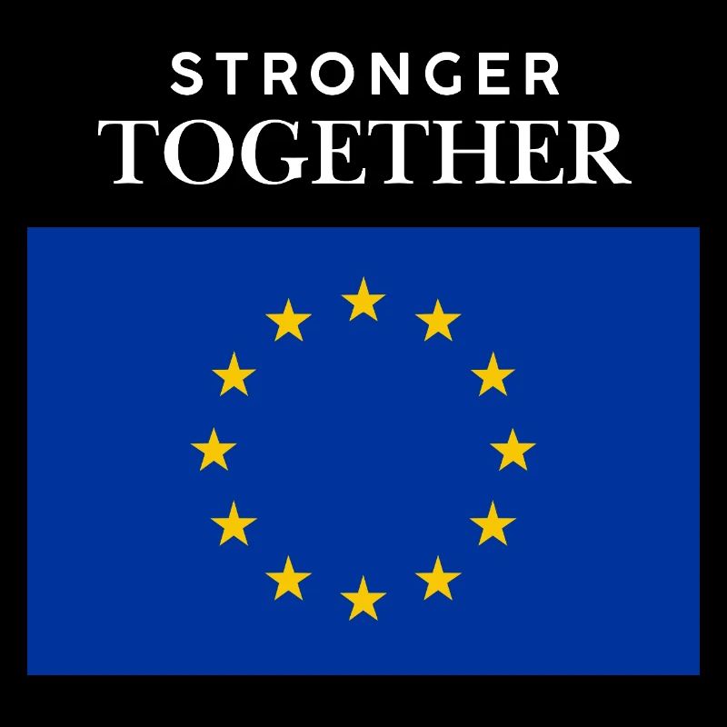 Gemeinsam Stark EU Flagge