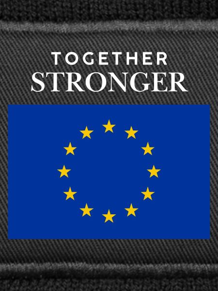 Stronger together EU flag