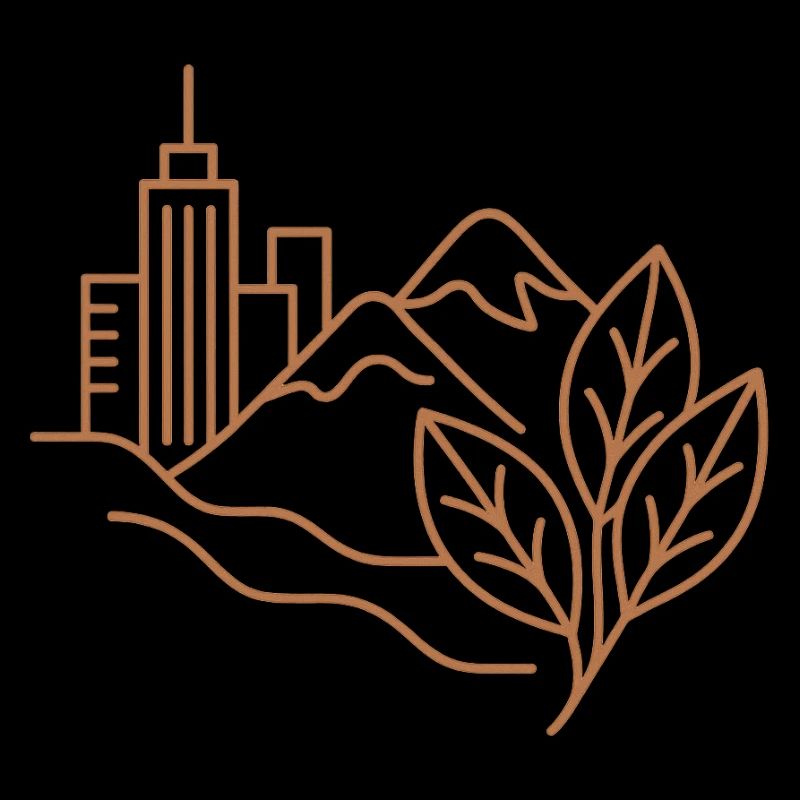 Stadtwald Skyline Illustration