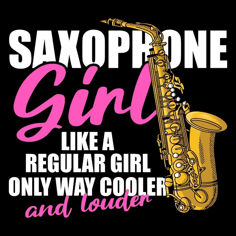 Fille saxophone Joueuse de saxophone
