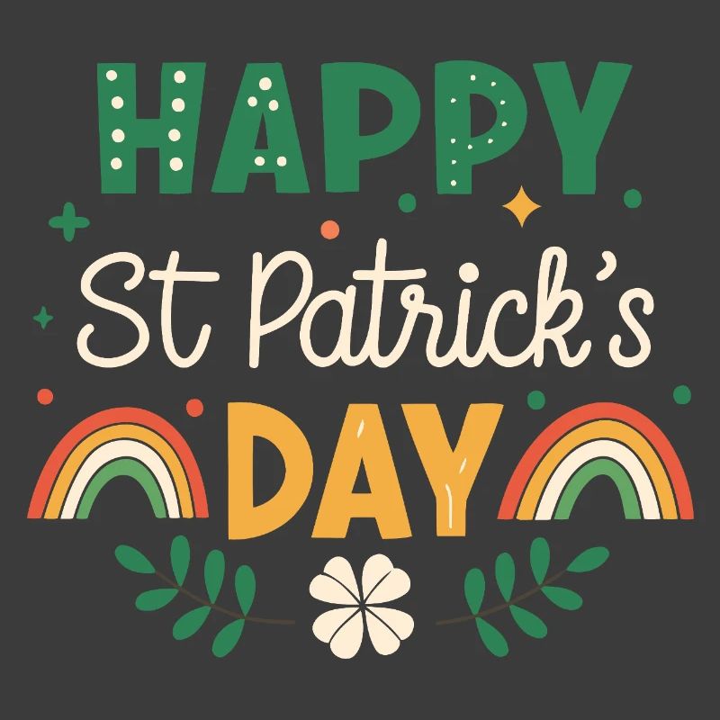 Joyeux Saint Patrick Arc-en-Ciel
