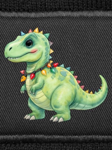 Bunter Dino mit Lichterkette