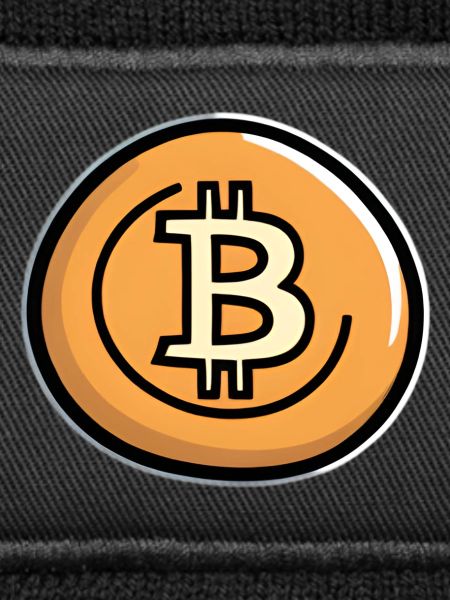 Bitcoin Münzkunst Emblem