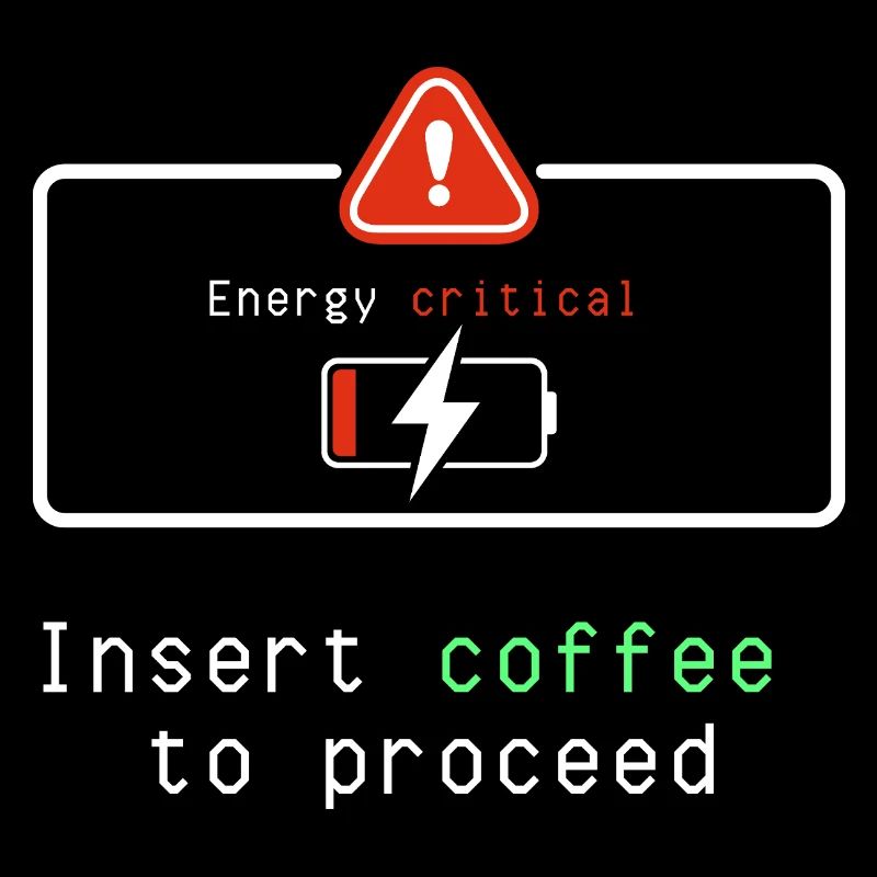 Coffee Energizer: Insert Coffee to Proceed
