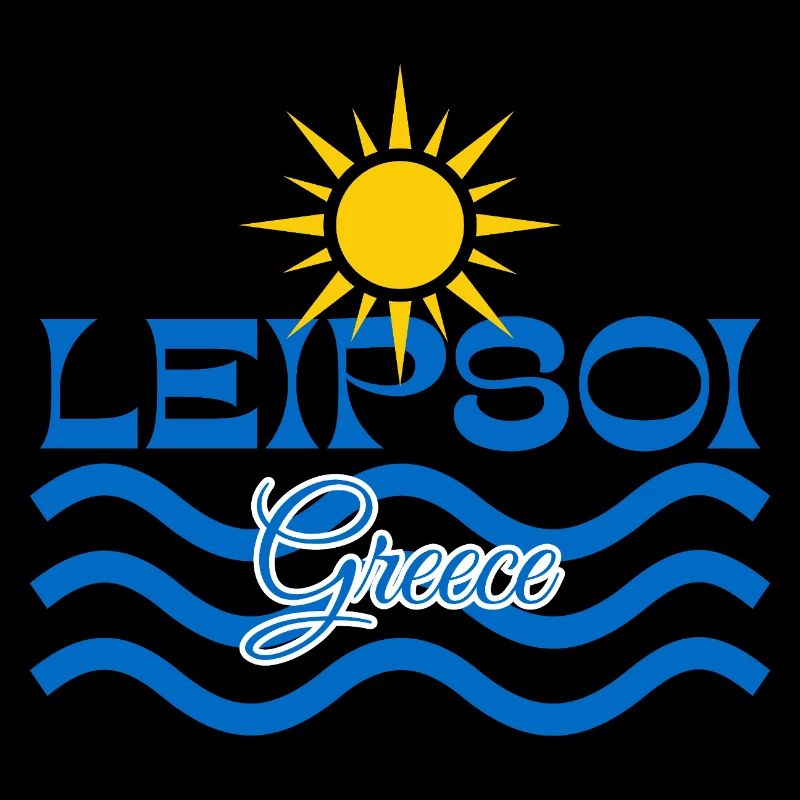 Leipsoi Grèce Vagues de mer Soleil