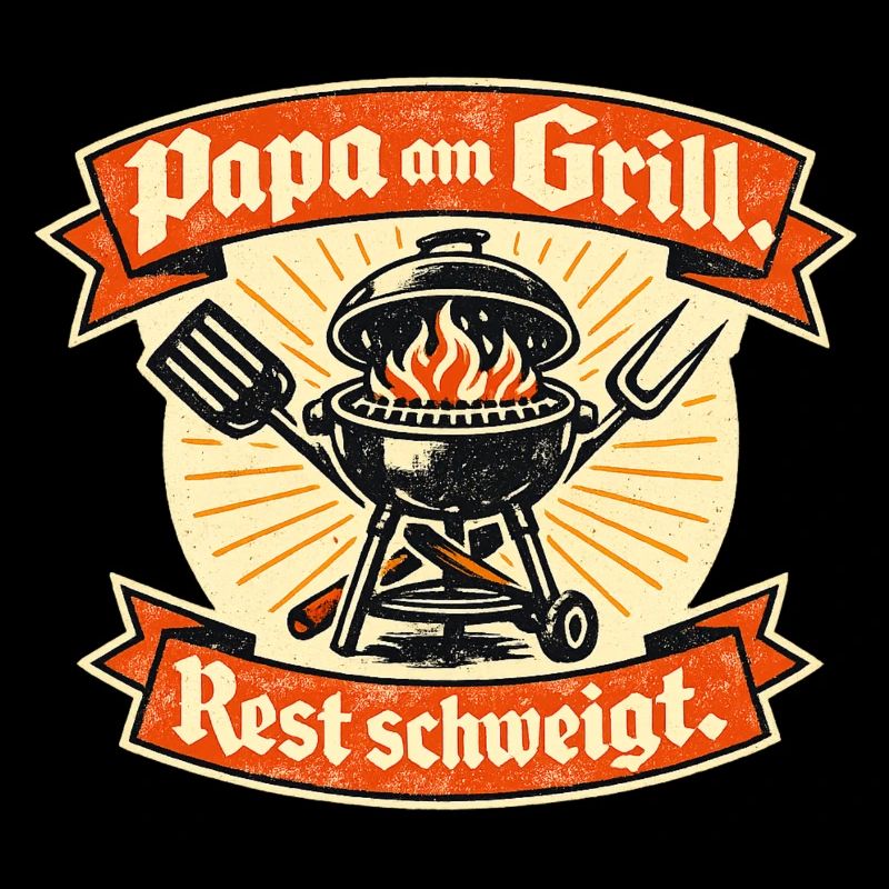 Papa am Grill – Vatertag Geschenk Design