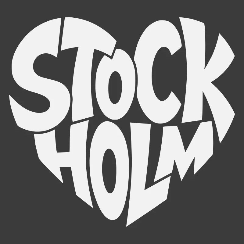 Typographie de Stockholm Suède