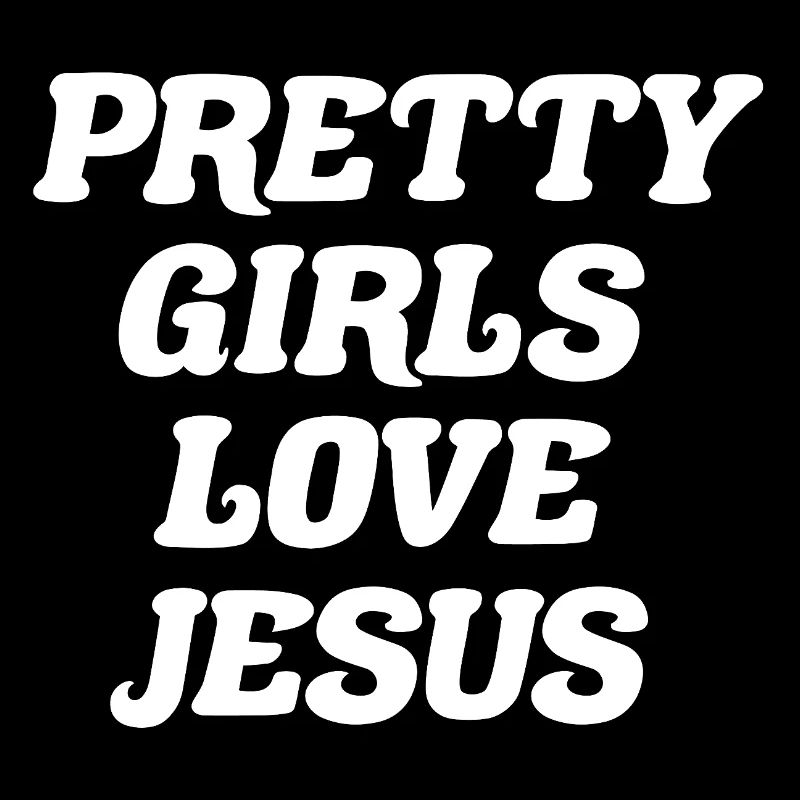 Les jolies filles aiment Jésus