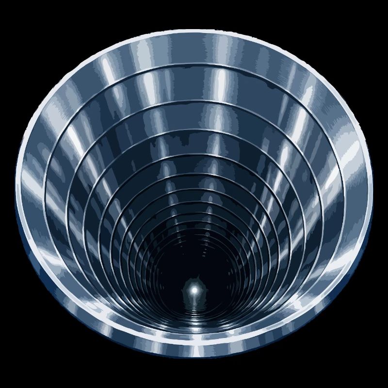 Blue Spiral Tunnel