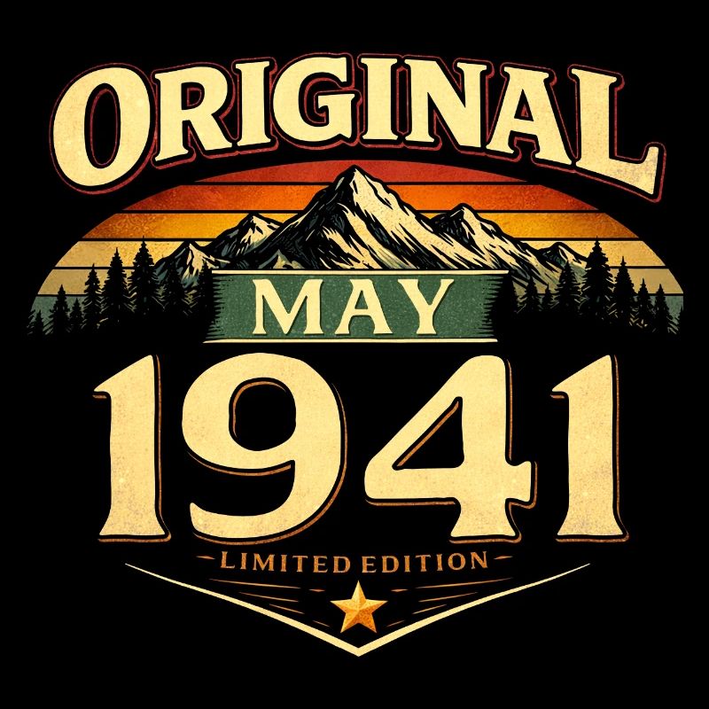 Cadeau du 85e anniversaire Original mai 1941