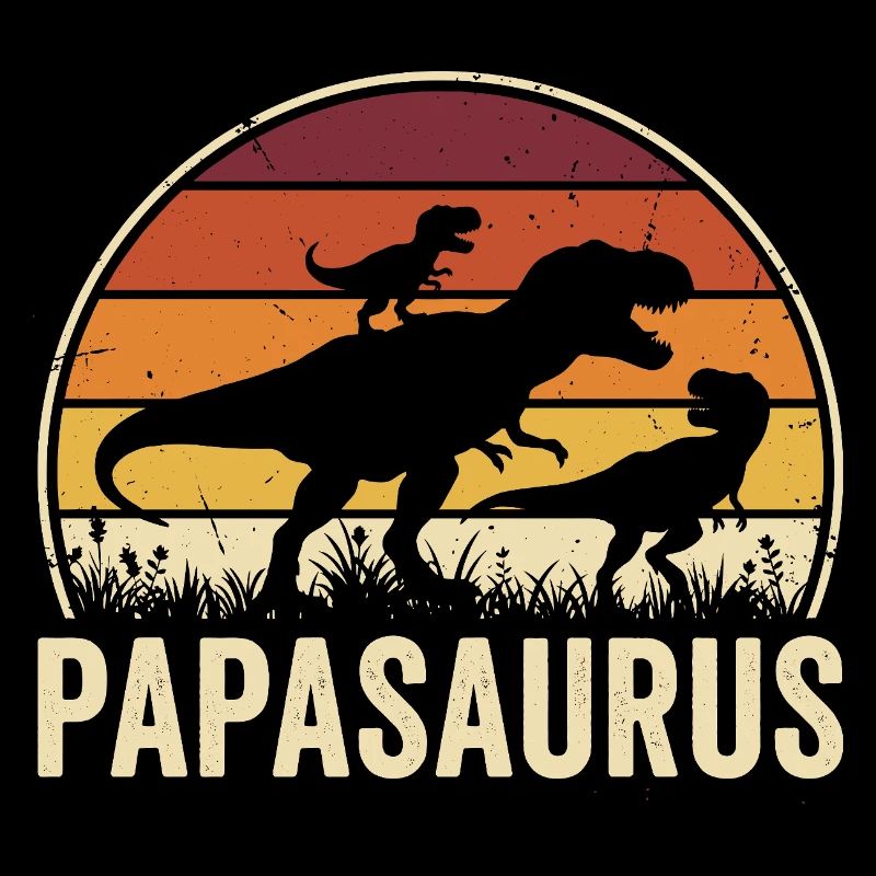 Papasaurus Dad Dinosaur Father Papa