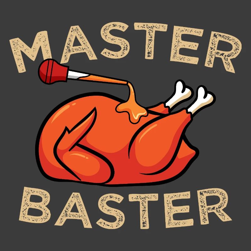Master Baster Graphique drôle de cuisine BBQ Dinde