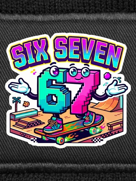 67 Retro Skateboard-Design