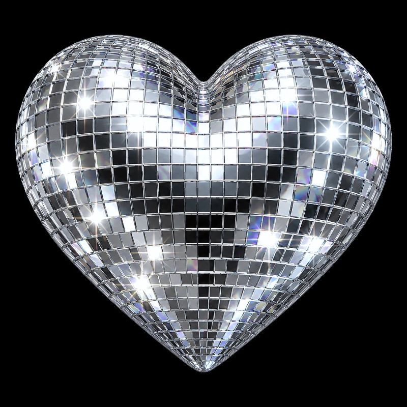 Heart Disco Glitter