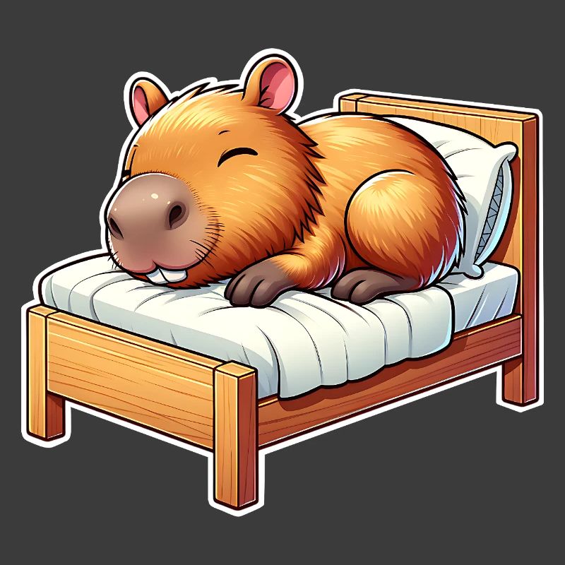 Capybara Sleeping