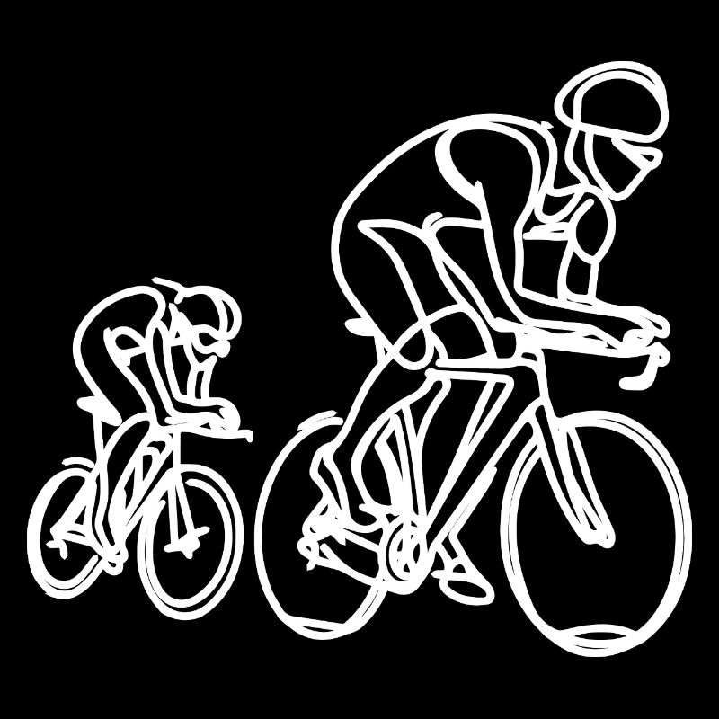 Cyclist Drawing