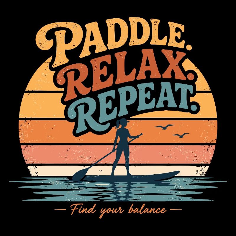 Paddle Relax Repeat SUP Shirt