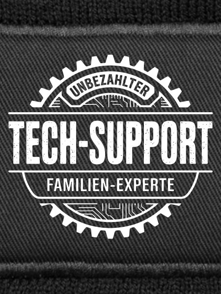 Tech Support Gearbadge