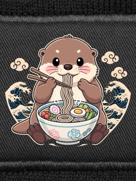 Otter mit Ramen Nudeln