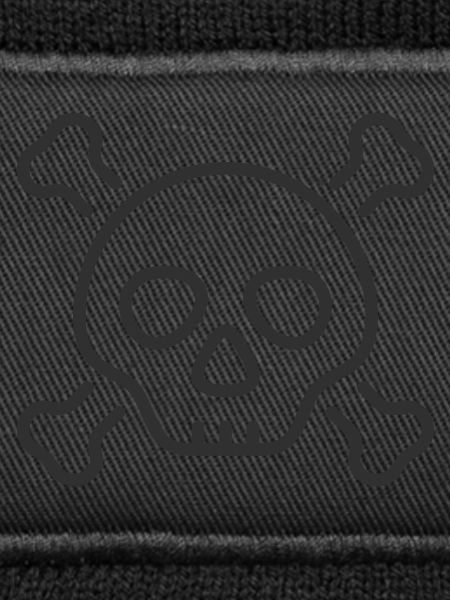 Totenkopf-und-Knochen-Linien-Symbol