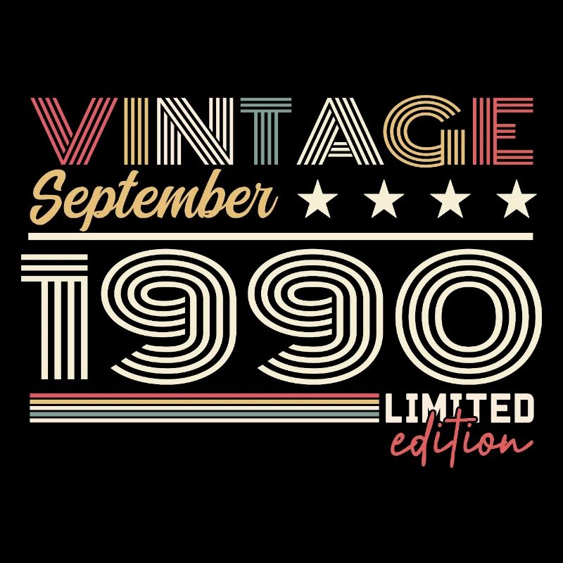 Vintage Septembre 1990 Septembre 1990 September