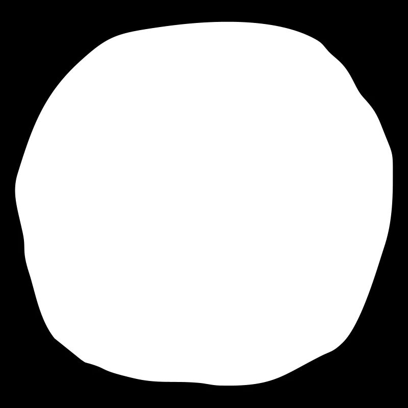 Circle shape hand drawn