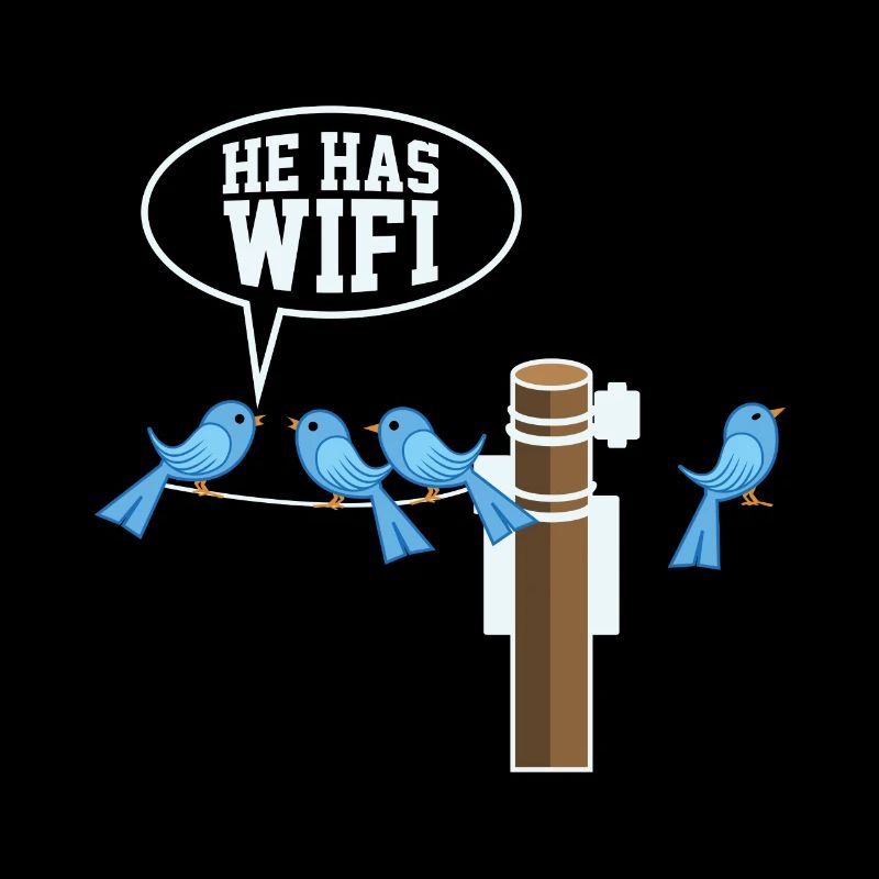 GEEK / NERD: Er hat W- Lan