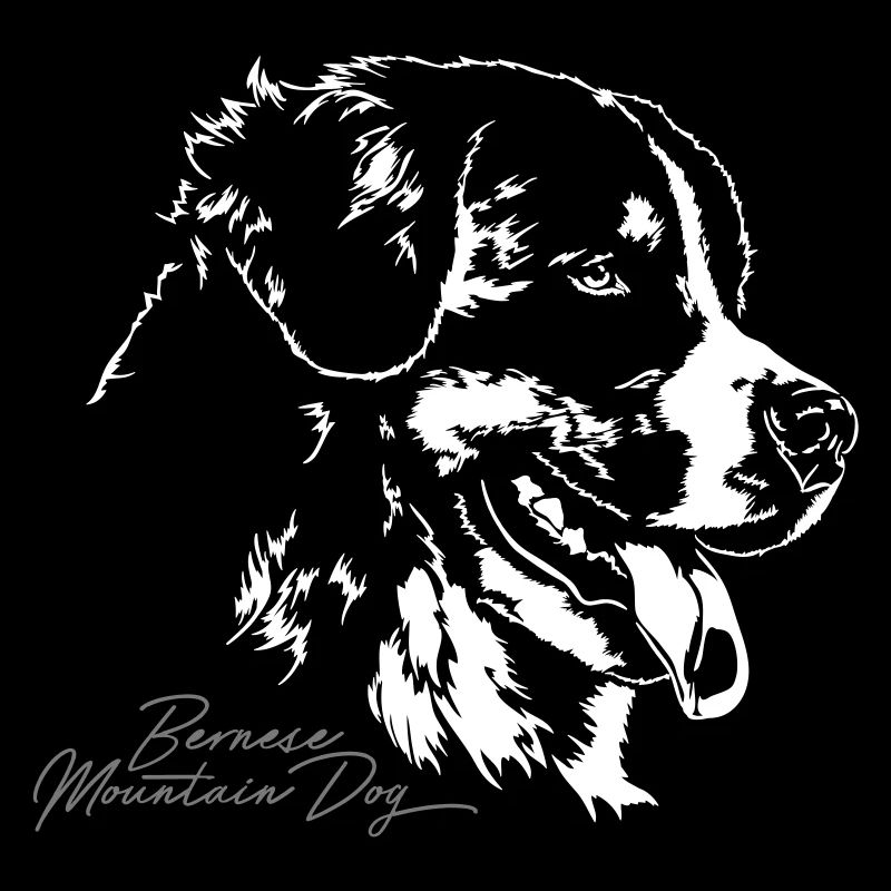 BERNESE MOUNTAIN DOG Portrait Wilsigns