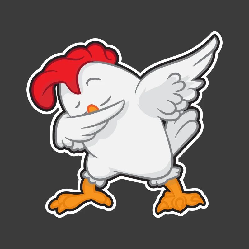 Dabbing Chicken - Dab Dancing Chicken - Chickens