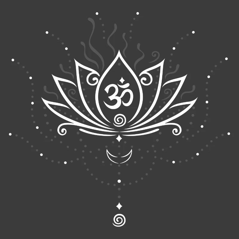 Fleur de lotus, version blanc