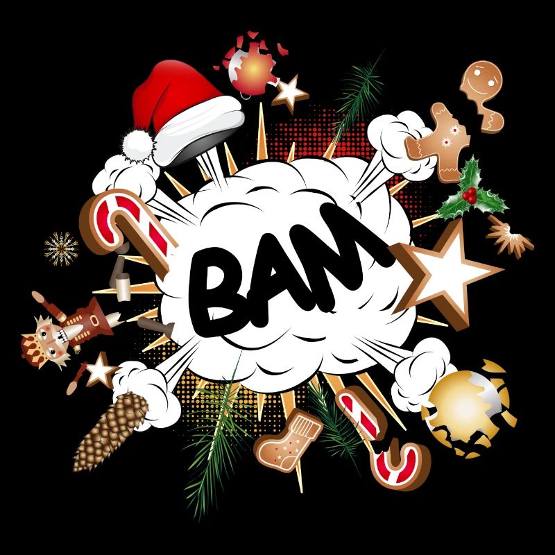 funny comic bubble - stressor Christmas time