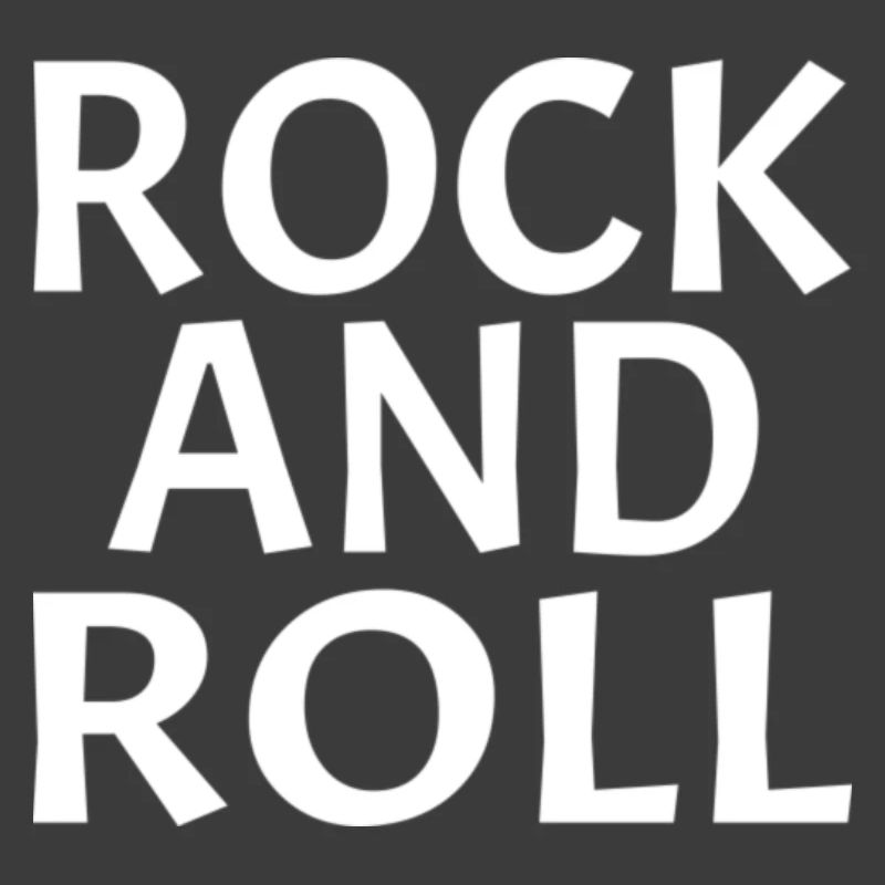 Conception typographique dynamique rock and roll