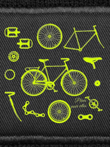 Bicycle Parts Illustration