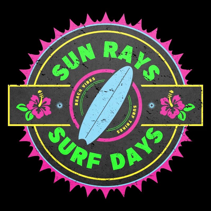 Surf Retro Surfer Conception graphique