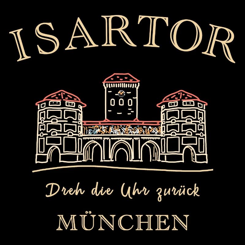 Munich, Isartor, Left-handed tower clock