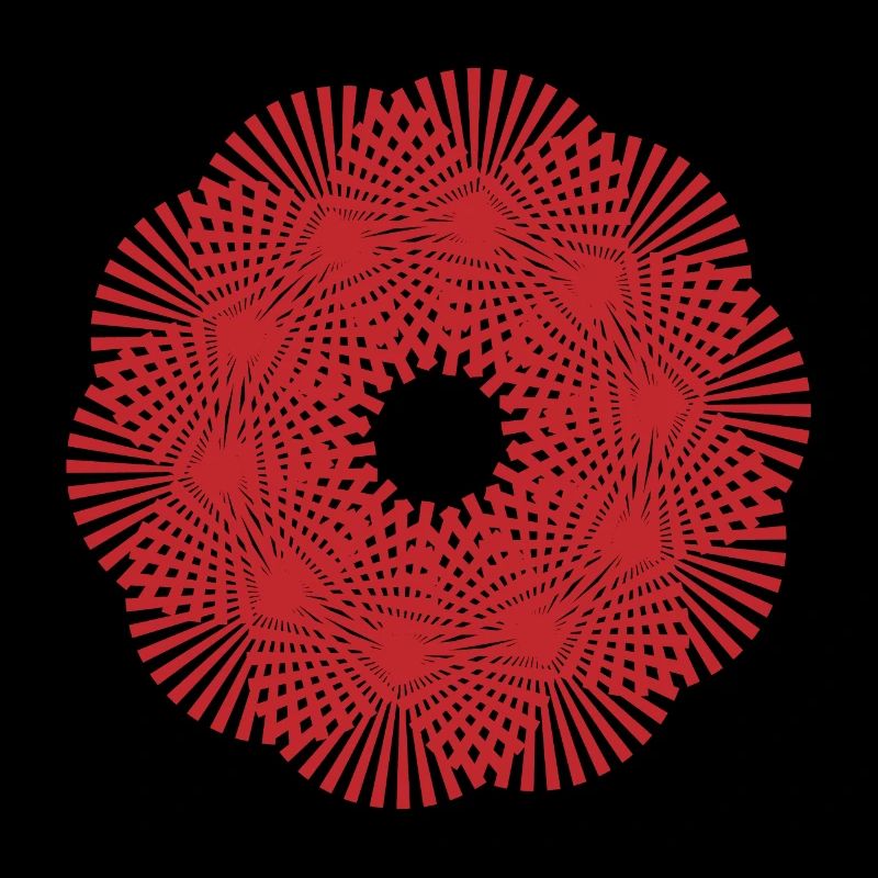 Mandala | Rayons de soleil | Modèle