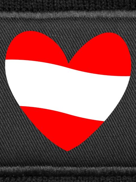 Österreich Flagge Herz