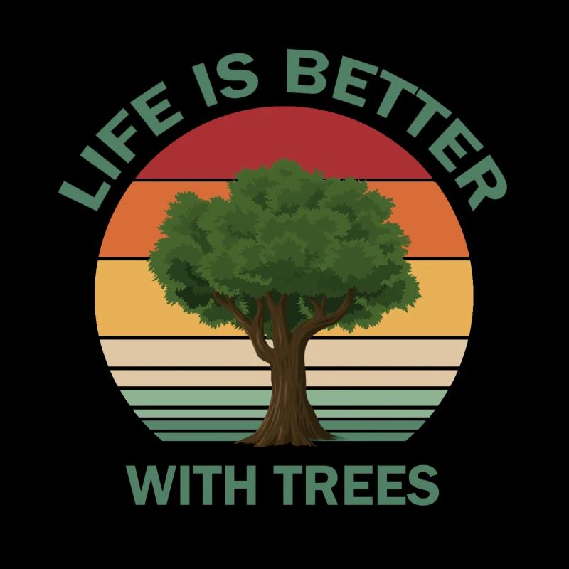 Das Leben ist besser mit Bäumen