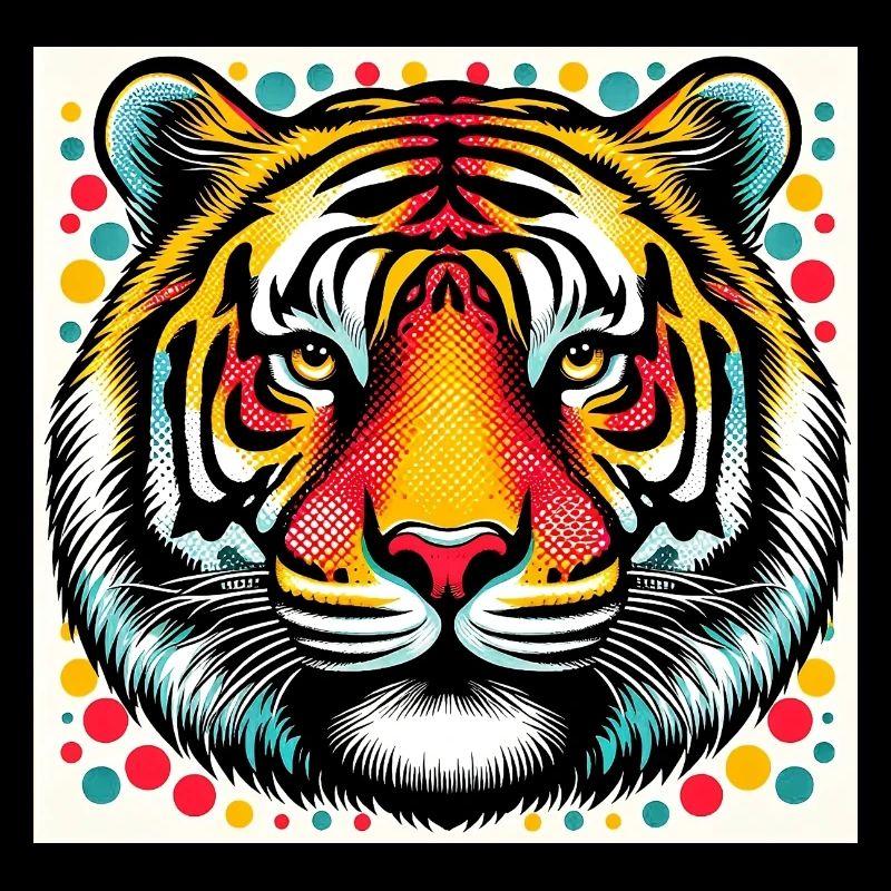 Tiger Pop Art
